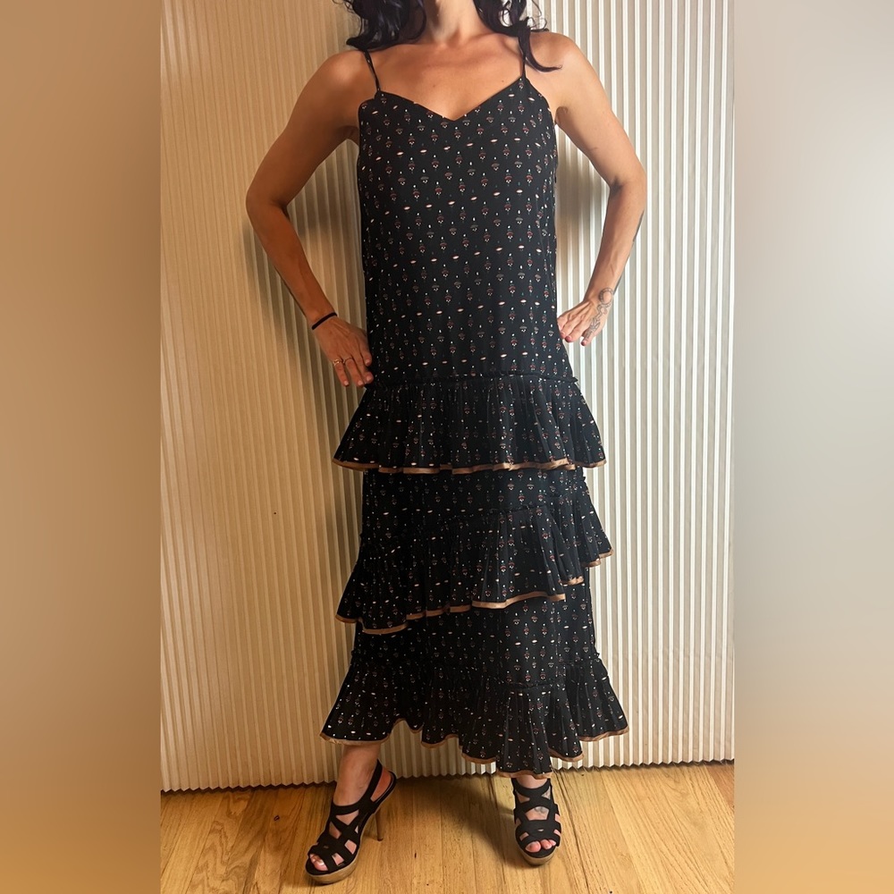 Show Room ruffly spaghetti strap dress